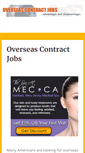 Mobile Screenshot of overseascontractjobs.net